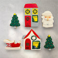 Sweet Winter Houses decorated holiday cookie from Artbite, a Vancouver bakery